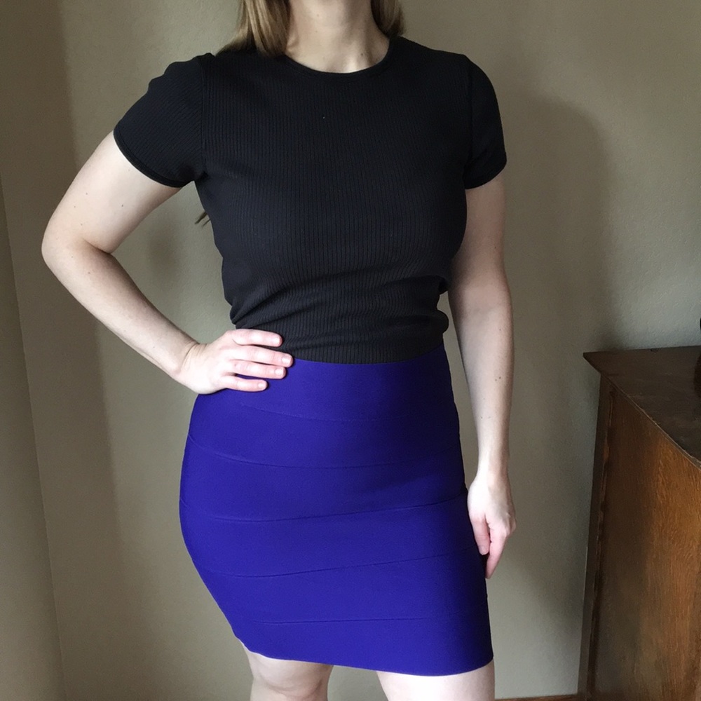 BCBGMaxAzria bandage skirt